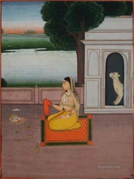インド人 Painting - ラガマラ・インディアンのフォリオ
